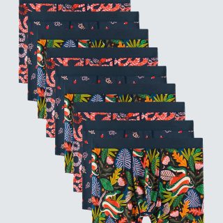 Pack de 9 bóxers deportivos Justwears multicolor