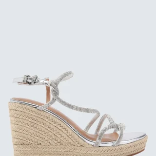 Alpargatas de cuña Primrose de Kurt Geiger Kg - Plata