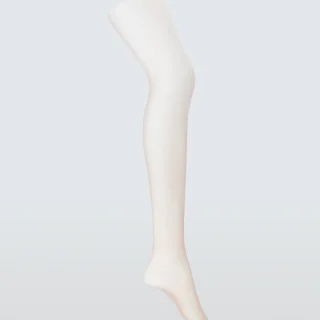 Medias antideslizantes de 7 deniers, prácticamente invisibles, paquete de 2, color almendra