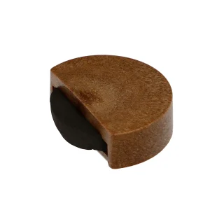 Tope Puerta Adhesivo Silencioso Color Madera