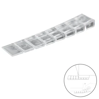 Cuñas Calza Muebles Ajustable / Recortable Transparente (Blister 9 Piezas)
