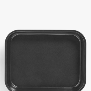 Asador antiadherente de acero al carbono de 37 cm