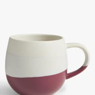 Taza de cerámica vidriada por inmersión de 400 ml