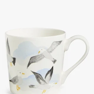 Taza de cerámica Coastal Seagulls de 330 ml multicolor