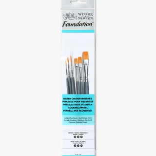 Set de 6 pinceles de acuarela Winsor & Newton Foundation