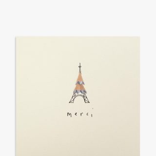 Tarjeta de agradecimiento Ruth Jackson Merci