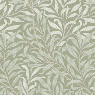 Papel pintado William Morris At Home Willow Bough - Verde salvia