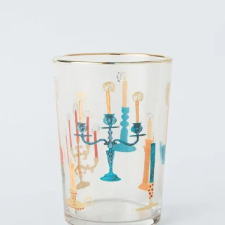Vaso de vidrio para velas de 510 ml