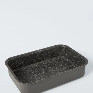 Tostador profundo de aluminio anodizado duro de 36 cm