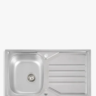 Escurridor de fregadero de cocina empotrado Abode Mikro de acero inoxidable