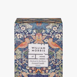 Vela aromática William Morris At Home Strawberry Thief Berry Patchouli de 180 g