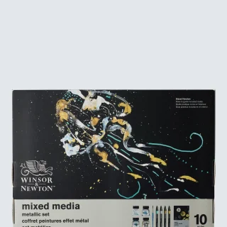 Set de técnicas mixtas Winsor & Newton metálico