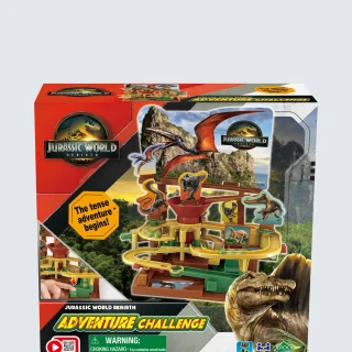 Juego de desafío de aventura Jurassic Park Jurassic World Rebirth