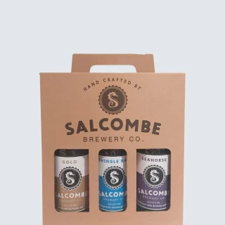 Cervecería Salcombe Co. Pack de cerveza Salcombe (3 botellas de 500 ml)