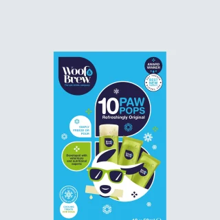 Woof Brew Paw Pops, un refrescante premio para perros