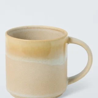 Taza de cerámica con esmalte reactivo Etta de 380 ml