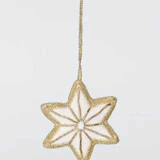 Adorno de árbol de Navidad con forma de estrella de cuentas de Cuentos Encantadores