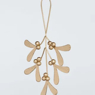 Adorno de árbol de muérdago de metal de Ancient Wonders