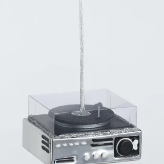 Tocadiscos de vinilo Heirloom Splendour para decoración de árbol