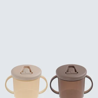 Vaso hidratante Vital Baby Free Flow de 200 ml, paquete de 2, multicolor