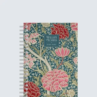 William Morris en casa A5 Semana a la vista 2026 Agenda Wiro