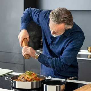 Sartén Circulon serie C con tapa de 30 cm