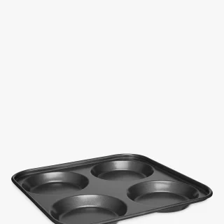 Bandeja clásica antiadherente para pudín Yorkshire de 4 tazas