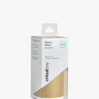 Vinilo inteligente Cricut Joy, dorado permanente, 13,9 cm x 121,9 cm