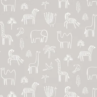 Papel pintado de jungla funky de arlequín