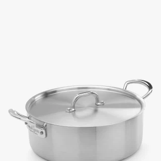 Tapa para sartén de acero inoxidable de triple capa Samuel Groves de 26 cm