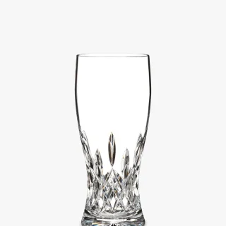 Vaso de cerveza Waterford Crystal Lismore Connoisseur de cristal tallado, 570 ml, transparente