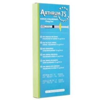Arthrum H 2,5% Jeringa Precargada 75 Mg 3ml – Hialuronato Sódico