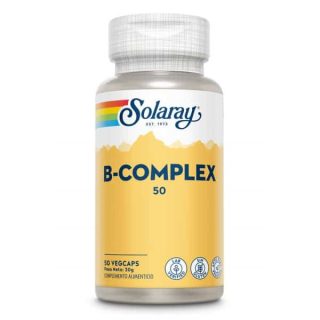 B Complex 50 Solaray (50 Caps) – Complemento Nutricional Vitamina B