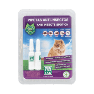 Menforsan Pipeta Insectos Gatos 2u