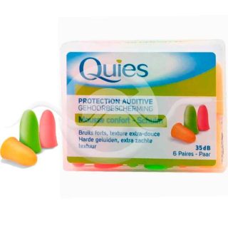 Tapones Oidos Goma Quies Color Carne 6u