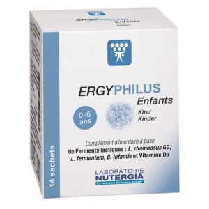 Ergyphilus Niños 14 Sobres Nutergia – Flora Intestinal