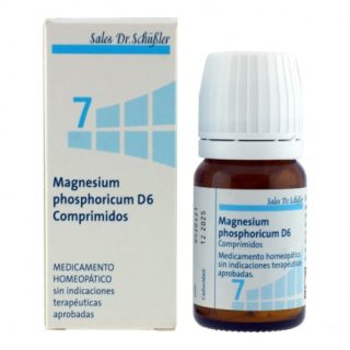 Schübler 7 Magnesium Phosphoricum D6 80 Comprimidos – Calambres y Dolores