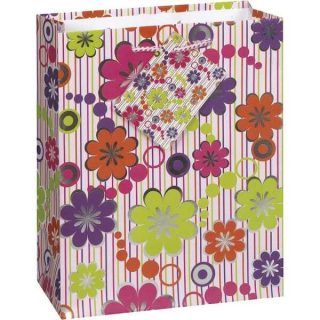 Bolsa de regalo floral de aluminio para fiestas única