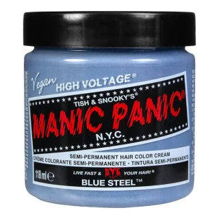 Tinte para el cabello Manic Panic High Voltage Azul Acero Plata 118 ml