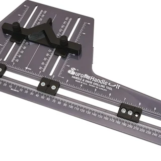 Plantilla para taladrar tiradores, para taladrar en puertas de armario, tapas y pantallas