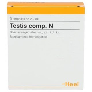Testis Compositum 5 Ampollas Heel – Estimulación de las Funciones Orgánicas Masculinas